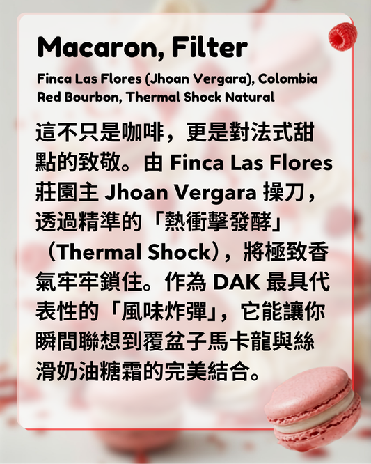DAK Macaron Specialty Coffee Beans Hong Kong